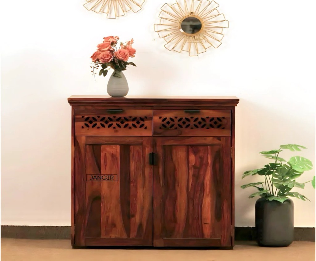 Aron Solid Wood Cabinet